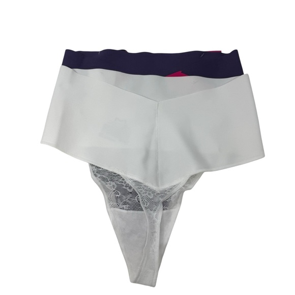 Maidenform Firm Control Shapewear Tame Your Tummy Lace Thong Size Medium 2 pair - Picture 5 of 8